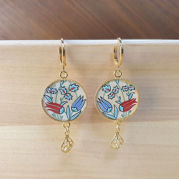 Orientalske blomster anheng &oslash;reringer