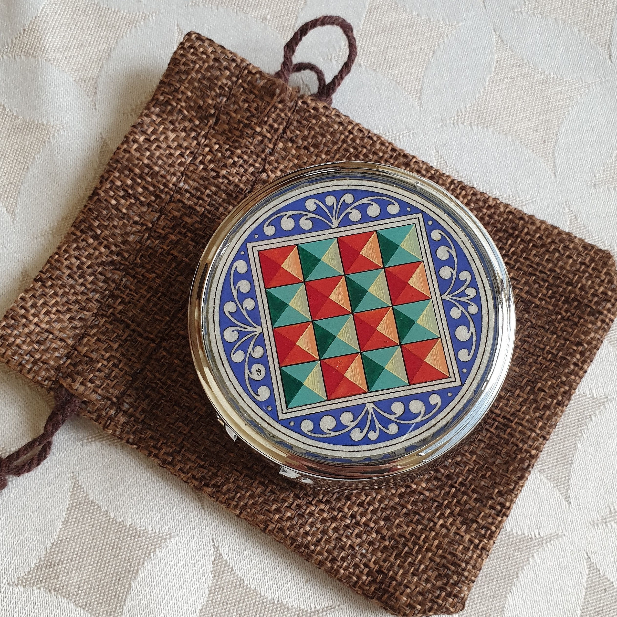 Bo&icirc;te pilulier enluminure Florence