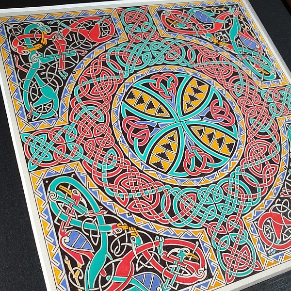 Innrammet &oslash;y (keltisk) belysning