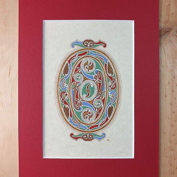 Opplyst bokstav O &oslash;y-stil