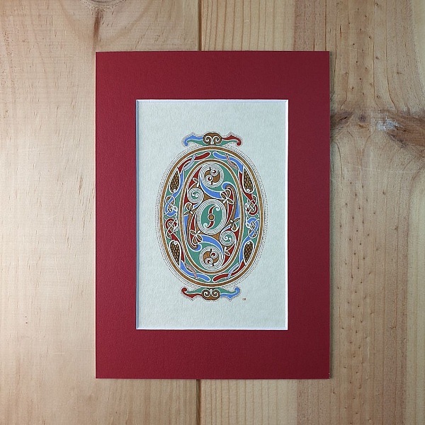 Opplyst bokstav O &oslash;y-stil