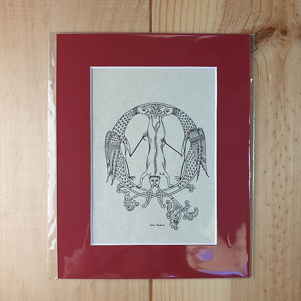 Opplyst bokstav Q i romansk stil