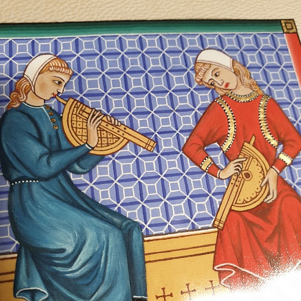 Opplyst miniatyr: Musikere